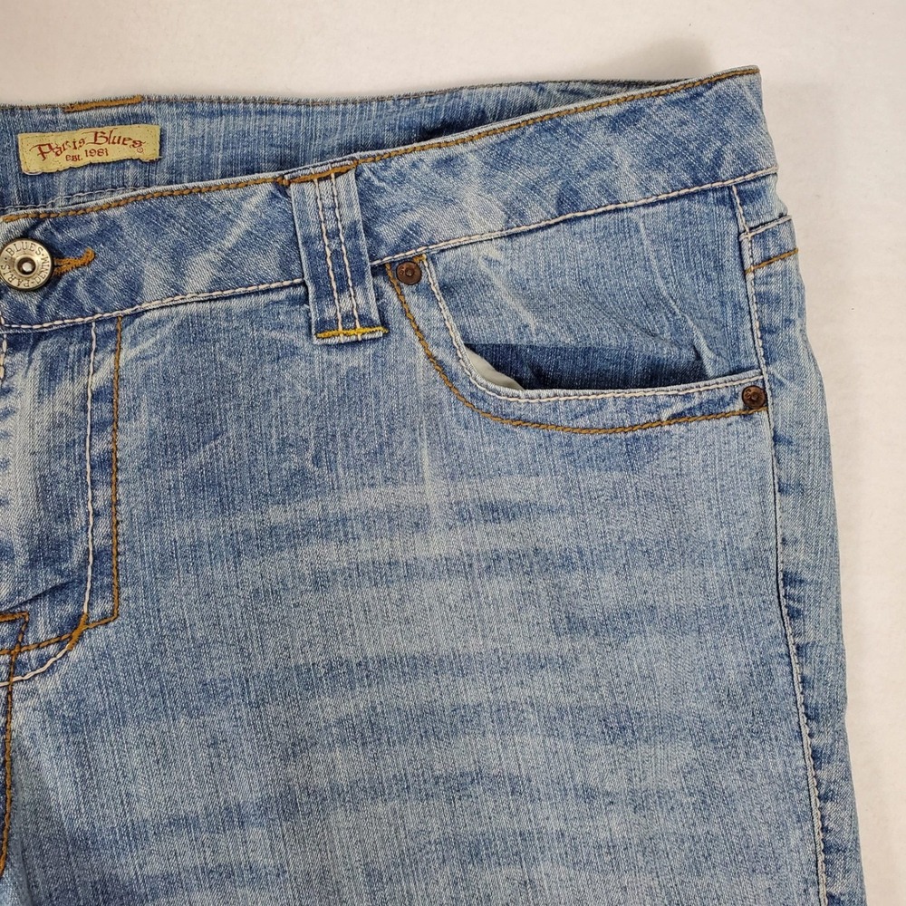 Paris Blues Denim Jeans Women's Size 24 Light Bootcut Authentic American‎ Brand - Picture 9 of 16